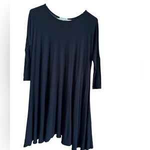 Charlotte Russe Black Swing Dress Size Medium